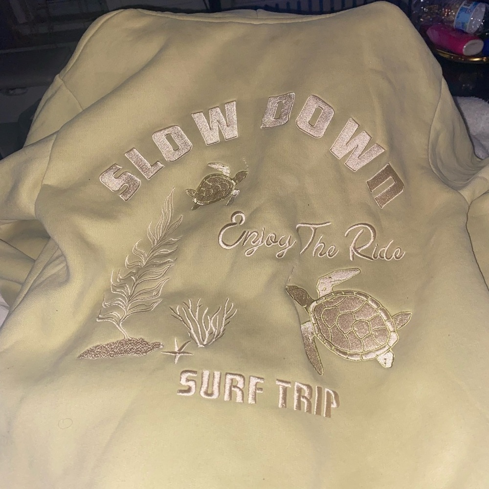 Size small zip up